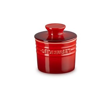 Le Creuset Stoneware Butter Crock, 6 oz., Cerise