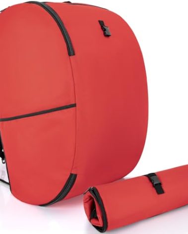 WELIDAY Padded Car Seat Travel Bag, Infant Car Seat Travel Bag Compatible with Doona (Red)
