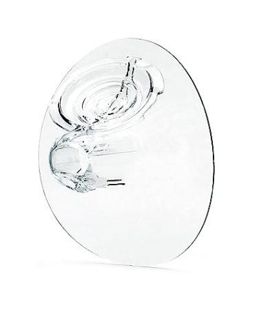 Elvie Breast Pump Breast Shield - 21mm - Nipple Flange for Pumping Breast Milk - Accessories & Breastfeeding Essentials for Electric Pumps - BPA Free, Dishwasher Safe - 2 Pack