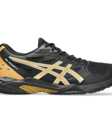 ASICS Men's Gel-Rocket 11 Indoor Sport Shoes, 8, Black/Piedmont Grey