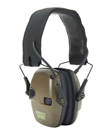 Honeywell Ademco Howard Leight Impact Sport Bluetooth 5.0 Electronic Shooting Earmuff (R-02548) Od Green
