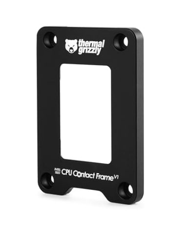 Thermal Grizzly - CPU Contact Frame Intel 1851 V1 - for Optimized CPU Contact Pressure to Improve The Cooling Performance - Easy Install - for Intel Core Ultra Series CPU LGA1851 sockets