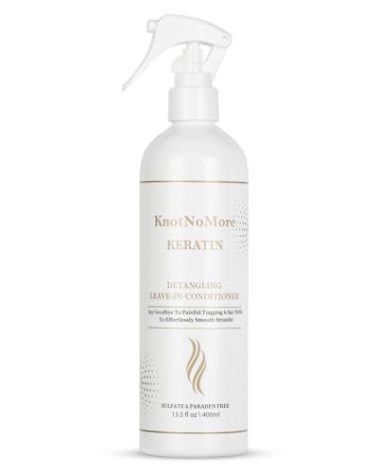 Daily Leave-in Detangler & Moisturizer for Dry, Tangle-Prone, Matted, Frizzy Hair | Adds Shine & Heat Protection with Vitamin B5 | Suitable for All Hair Types, Sulfate & Silicone-Free.