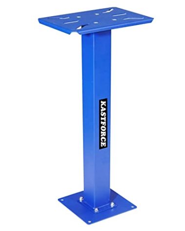 KASTFORCE KF3004 Bench Gridner Stand Work Table 13.7”x10” /350x250mm Mounting Plate Bench Vise Stand Belt Disc Sander for Wet Sharpener and polishing Machines