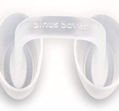 Sinus Saver Nose Plugs MD- Waterproof Soft Silicone Swimming Protectors Plugs for Swimmers, Surfers & Water Sports - Nostril Plugs for Kids & Adults for Swimmers in Multiple Sizes Clear