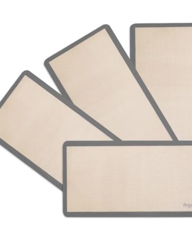 Silicone Baking Mats For Harvest Right Freeze Dryer Small Size Trays 4 pcs (Gray, S - Small)