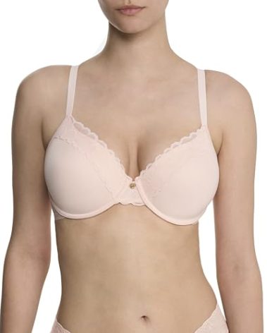 Natori Women's Refined Contour Underwire Bra with Lace and Cool-Touch 7313219, Tulle, 36C