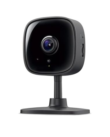 Tapo by TP-Link 1080P Indoor Security Camera for Baby Monitor, Pet Camera w/Motion Detection, 2-Way Audio, Night Vision, Cloud & SD Card Storage, Works w/Alexa & Google Home, Black, C101