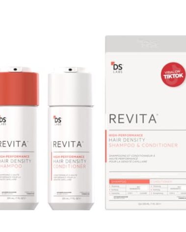 DS Labs Revita Shampoo & Conditioner Kit, 205 mL – Scalp First System for Fuller Looking, Volumized Hair, Lightweight Hydration, Sulfate & Silicone Free, Color Safe, For Men & Women