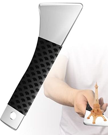 SARDVISA Professional 3D Printer Tool, Upgraded Metal 3D Printer Removal Spatula with Comfortable Grip, Specially Designed 3D Printer Accessories for Model Stripping Safety
