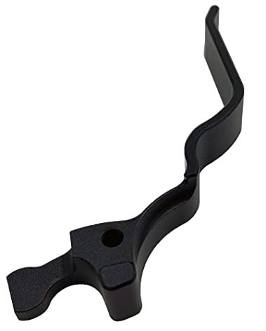 Ficero Anodized Aluminum Extended Mag Release Lever for Ruger 10/22 (Black)