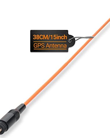 Extended Long Range Flexible Receiver Orange Antenna Upgrade 15 inch Whip Antenna for Garmin GPS Alpha 100 200 200i Astro 220 320 430, Roniware