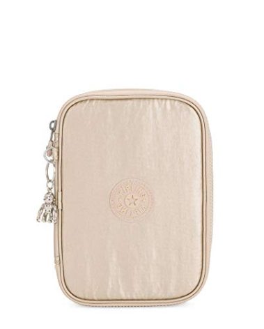 Kipling 100 Pens Case Starry Gold Metallic