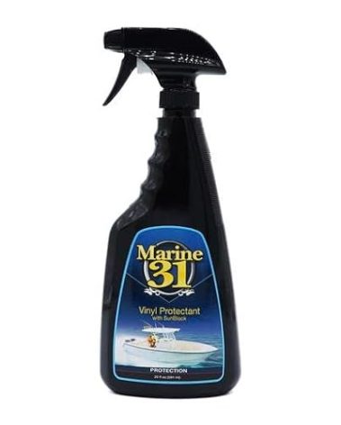 Marine 31 Vinyl Protectant with Sunblock | Prevents Fading & Cracking | Safe for Boats, Car Interiors & Patio Furniture | Long-Lasting UV Protection | M31-430 | 20 oz