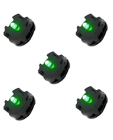 Larimuer 5 Pieces LED Units for Gundam Models Kits, MG LED Unit Set for 00 MG GN-X Light Up Certain Models Hobby Accessories Children's Gifts (Green)