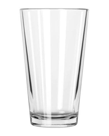 Libbey Glassware 1639HT Restaurant Basics Mixing Glass, Heat-Treated, 16 oz. (Pack of 24)
