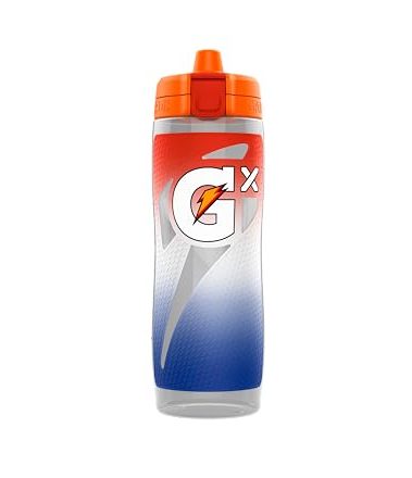 Gatorade Gx Sports Bottle, Faded Flag, Plastic, 30oz