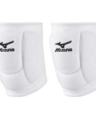 Mizuno LR6 Volleyball Kneepad, White, Medium