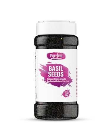 Pardesi Sweet Basil Seeds 280g Ocimum Basilicum/Sabja/Subja/Tukmaria - Natural Wellness, Nutritious Superfood.