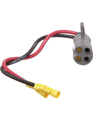 Attwood 8M4000953 Trolling Motor Power Plug, 2-Prong, Connects With 12-Volt, 24-Volt or 36-Volt Motors
