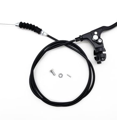 Knee Walker Brake cable Lever Assembly,Right Brake Assembly for The Knee Walker Scooter,Universal replacement Parts,Compatible with all brands of Knee Walker Scooter,With cable and hardware(1Ea,Black)