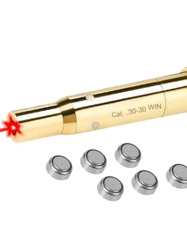 GOTICAL Red Dot 30-30 Win Laser Bore Sighter Boresight Hunting Tool 3030 Cartridge Bore Sight Red Laser