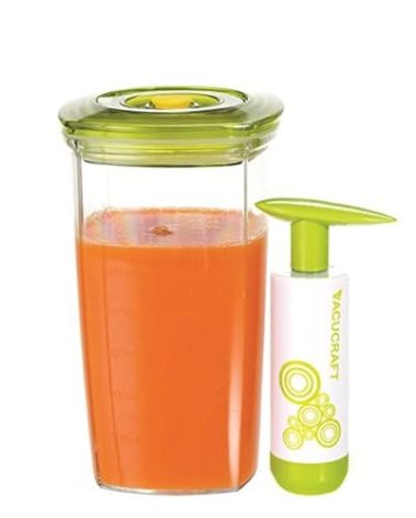 Vacucraft VC-060 Juice Saver, 20 oz, Clear