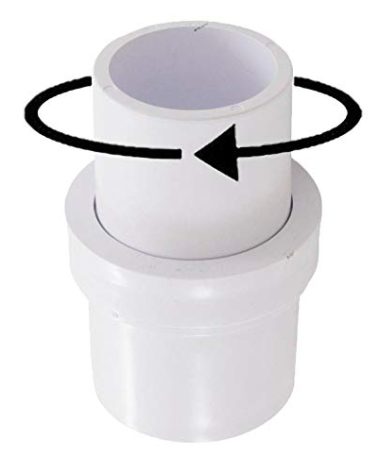 ATIE 1-1/2" Pool Vacuum Head Swivel Adapter Connector for Manual Vac Vacuum Head Replace Pentair R201566 258 Hose Swivel Adapter