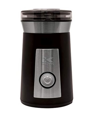 Kalorik Coffee and Spice Grinder, 200W Black and Stainless Steel