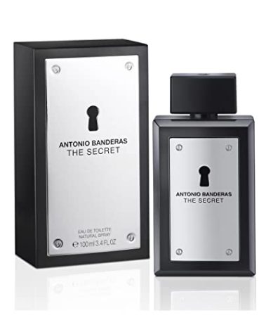 Banderas Perfumes - The Secret - Eau de Toilette for Men - Long Lasting - Elegant, Sexy and Masculine Fragance - Fruity and Leather Notes - Ideal for Day Wear