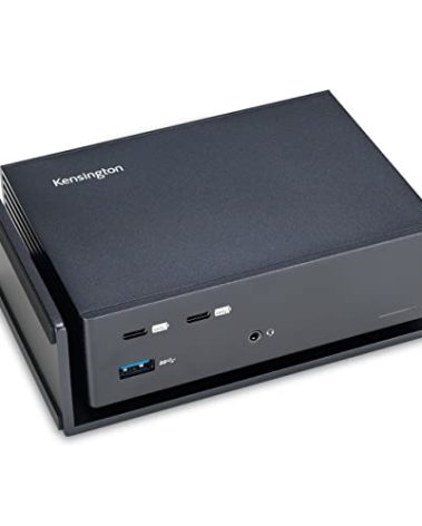 Kensington USB-C and Thunderbolt Dock, up to 100W Charging, Dual 4K, for Mac, Windows and Surface (K37010NA)
