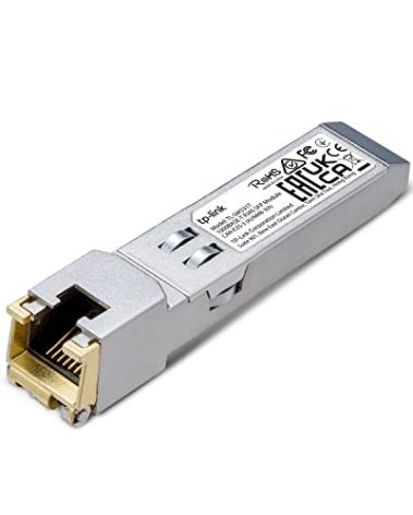 TP-Link TL-SM331T | 1000Base-T RJ45 SFP Module | 1.25G Copper SFP Transceiver | SFP to Ethernet | Plug and Play | Hot Pluggable | Up to 100m distance | | Durable Metal Casing | Versatile Compatibility