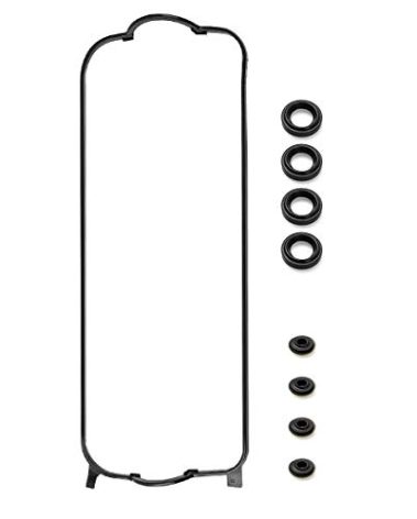 Vincos VS50493R Valve Cover Gasket Set with Spark Plug Tube Seals and Grommets Replacement for Acura Honda Isuzu CL Accord Odyssey Oasis 2.3L 2.2L L4 Engine F22B1 F23A1 F23A4 F23A5 F23A7 1994-2002
