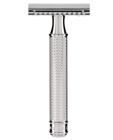 MÜHLE Grande R89 Double Edge Safety Razor (Closed Comb) | Perfect for Everyday Use | Barbershop Quality Close Smooth Shave | Luxury Razor for Men