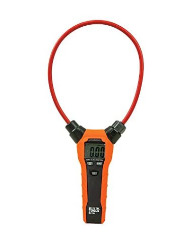 Klein Tools CL150 Clamp Meter, AC Electrical Tester with 18-Inch Flexible Clamp, True RMS Readings, Auto Ranging and More