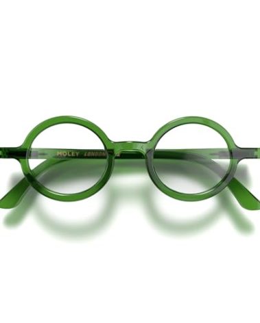 LONDON MOLE® Moley reading glasses | Cool round shaped readers | Men’s Women’s Unisex | Spring hinges