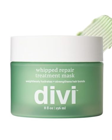 Divi Whipped Repair Hair Treatment Mask – Deep Conditioning Hair Mask for Dry, Damaged, and Color-Treated Hair - 8 Fl Oz
