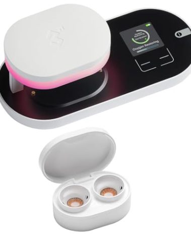 ReO2 Soft Contact Lens Cleaner for Moisture Retention, Advanced Cleaning Solution with Electrophoresis Technology, Deep Clean and Rehydrate in 10 Min, with Mirror and Tweezer (White)