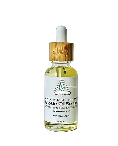 Real Fruit Body® Kakadu Plum Exotic Oil Serum - 100% Pure & Natural, Cold-Pressed, Leaping Bunny Certified Cruelty-Free, Organic, and Vegan - 1 Fl Ounce | 30 ml