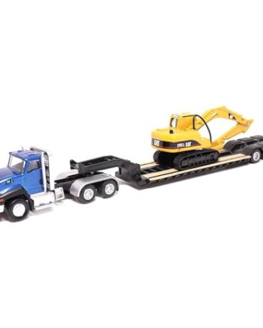 Diecast Masters 1/87 Caterpillar CT660 Day Cab with Lowboy Trailer & 315C L Hydraulic Excavator 84415