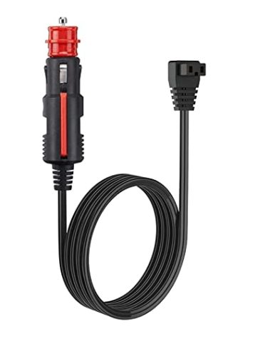 SilkGrace 12V/24V Cigarette Lighter Plug DC Power Cord Power Cable for 12V Car Refrigerator Portable Car Refrigerator Fridge Freezer (Type)