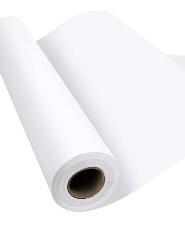Phinus Craft Paper Roll 15''×354'', Industrial-Grade Kraft Paper Roll, White Easel Paper Roll for Kids for Moving, Gift Wrapping, Wall Art, Tab