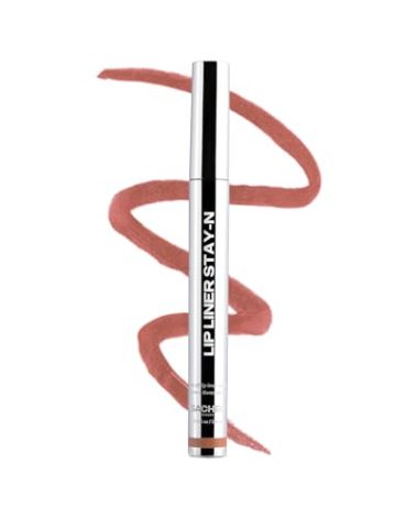 Sacheu Lip Liner STAY-N Peel Off Lip Stain — Long Lasting Matte Lip Tattoo Transfer Proof Lipstain Infused with Hyaluronic Acid & Vitamin E for All Skin Types — Vegan & Cruelty-Free, p-INKED