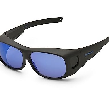 VetroSafe® Guardian OTG Glassblowing Safety Glasses Shade 3 (Didymium-Alternative Polycarbonate Lens) for Lampworking, Flameworking, Glassblowing