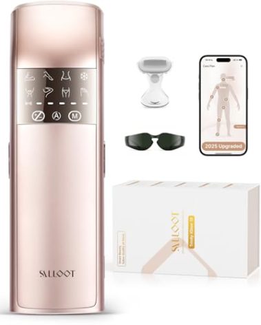 IPL Laser Hair Removal for Women and Men, 25J Triple-Pulse Permanent Hair Removal Device for Ingrown & Coarse Hair, 37°F Painless Sapphire Ice Cooling Hair Removal for Legs, Facial, Armpits, Bikini