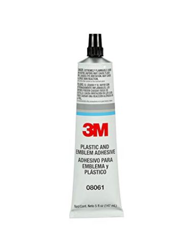 3M Plastic and Emblem Adhesive, 08061, 5 oz Tube