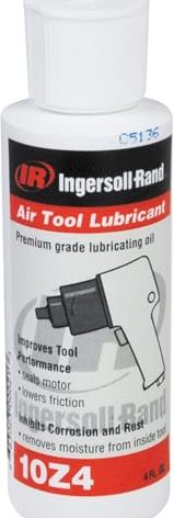 Ingersoll Rand Air Tool Oil, 4oz Bottle, SAE Grade 10W - Packaging may vary