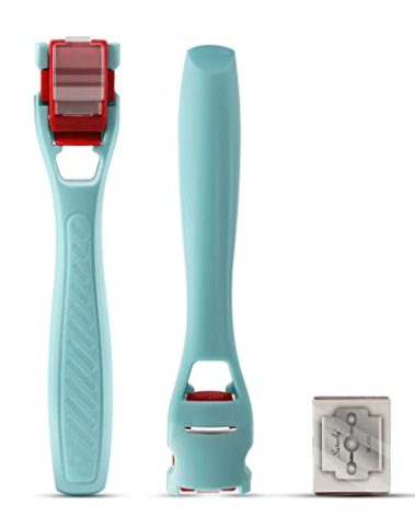 BEZOX Callus Shaver for Feet, Foot Razor with Dander Container, Foot Scraper for Callus Removal with 10 PCS Replaceable Pedicure Blades