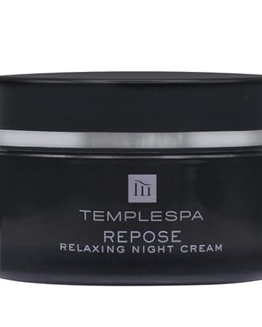 TEMPLESPA | REPOSE | Relaxing Aromatherapy Night Face Cream, Vitamin-Rich, Anti-Ageing Night Moisturizer to Calm, Relax & Settle the Skin, Natural Ingredients, Cruelty-Free, Vegan, 1.6 fl.oz.