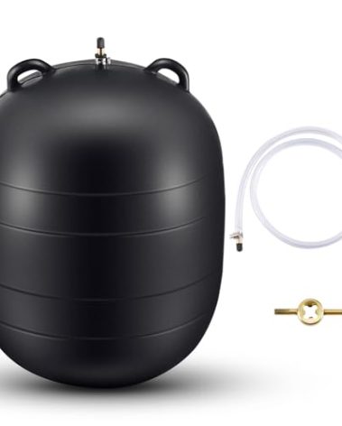 Glooglitter 12 Inch Inflatable Pipe Plug Sewer Test Plug Rubber Plumbing Test Balloon for Sewage Pipeline Inspection